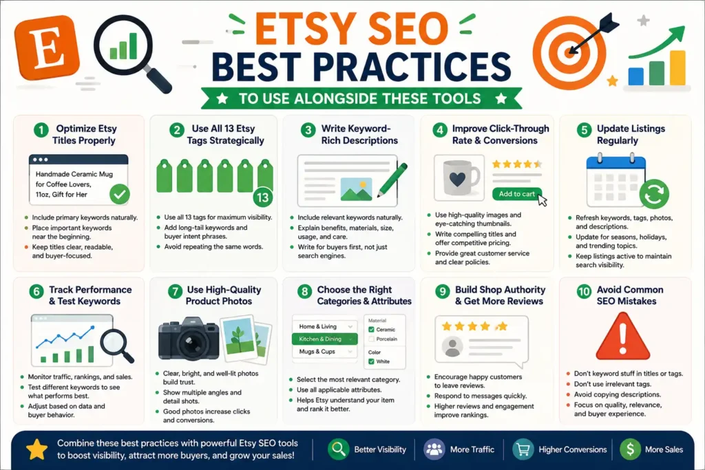 Etsy SEO Best Practices to Use Alongside These Tools
