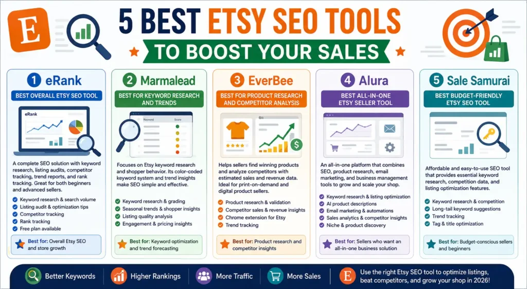 5 Best Etsy SEO Tools to Boost Your Sales