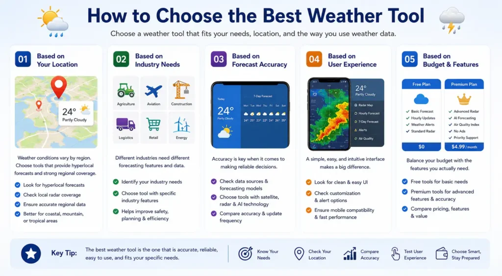 How to Choose the Best Weather Tool