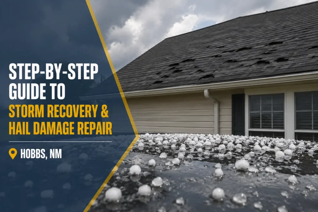 Step-by-Step Guide to Storm Recovery & Hail Damage Repair, Hobbs, NM