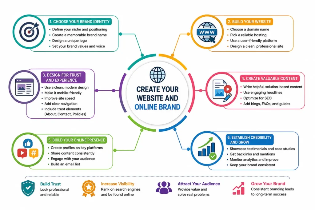 Create Your Website and Online Brand
