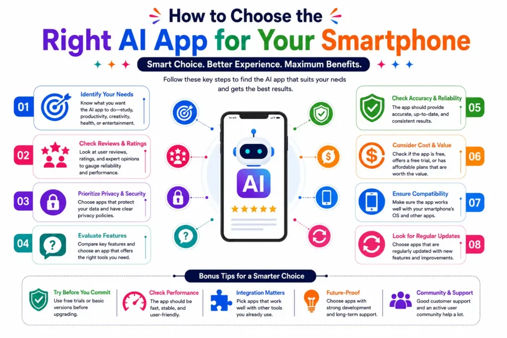 How to Choose the Right AI App for Your Smartphone