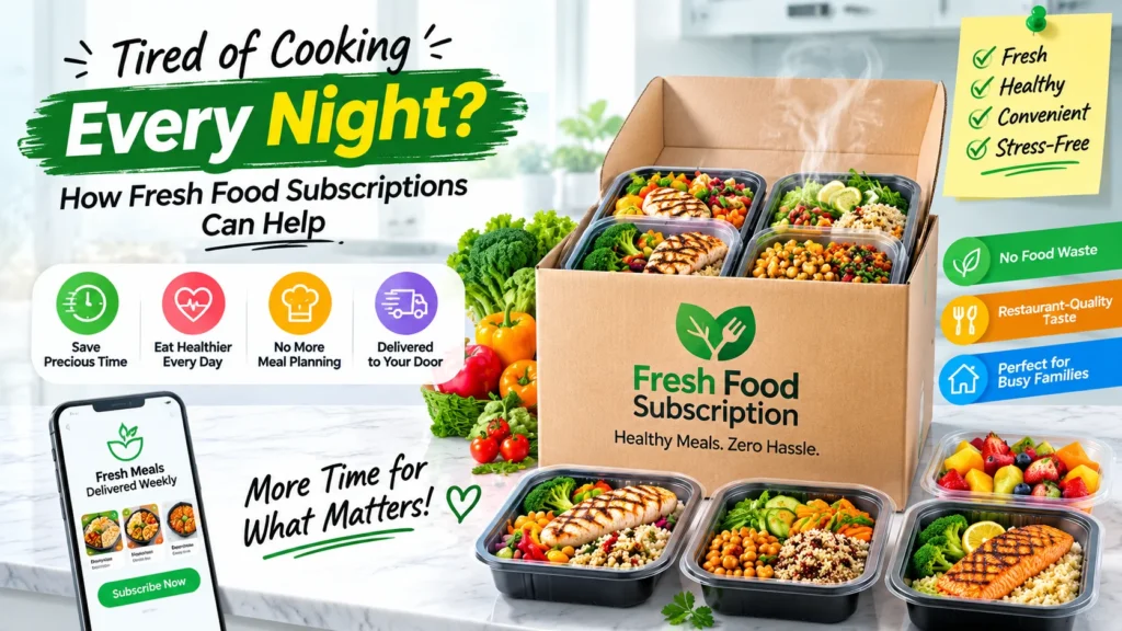 Stop Cooking Every Night: How Fresh Food Subscriptions Can Save Your Sanity