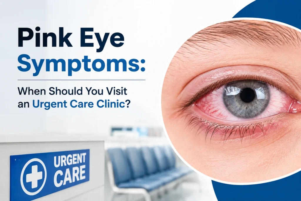 Pink Eye Symptoms: When Should You Visit an Urgent Care Clinic?