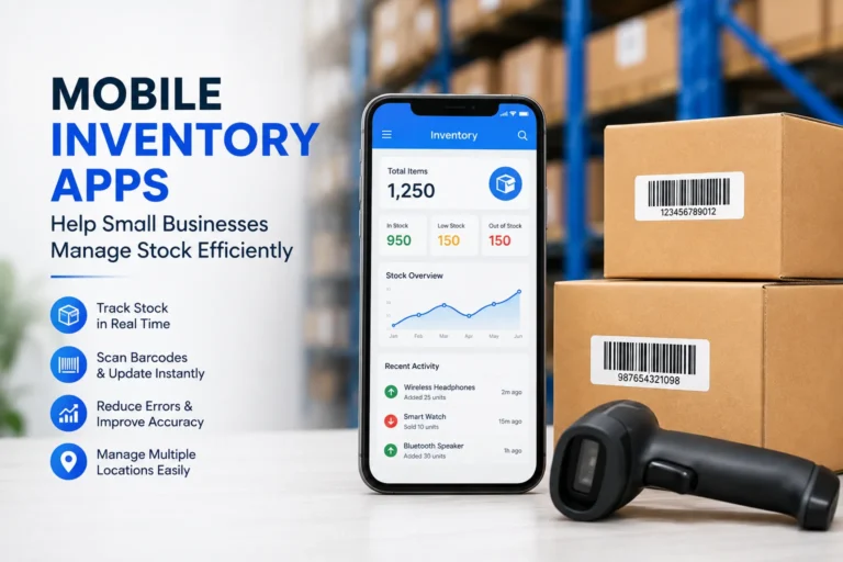 How Mobile Inventory Apps Help Small Businesses Manage Stock Efficiently